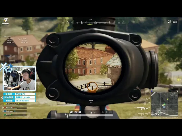 【xdd】pubg絕地求生rng戰隊fpp四排限時模式m416+6倍slr決賽圈開車找人6殺吃雞!